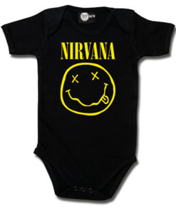 Body bébé Nirvana Noir (logo)