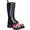 Chaussures coquées drapeau british 20 trous