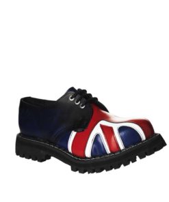 Chaussures coquées drapeau anglais
