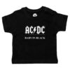 T-shirt AC/DC noir pour bébé (Baby in Black)