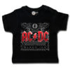 T-shirt AC/DC black ice noir pour bébé