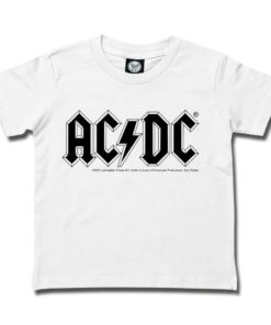 T-shirt AC/DC pour Enfant (blanc)