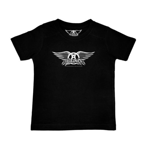 T-shirt rock Aerosmith noir pour enfant