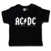 T-shirt AC/DC pour bébé (noir)