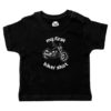 T-shirt bébé My First Biker Shirt noir