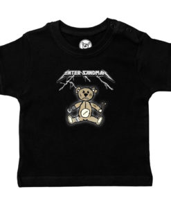 T-shirt bébé Metallica (Enter Sandman) noir avec un ourson