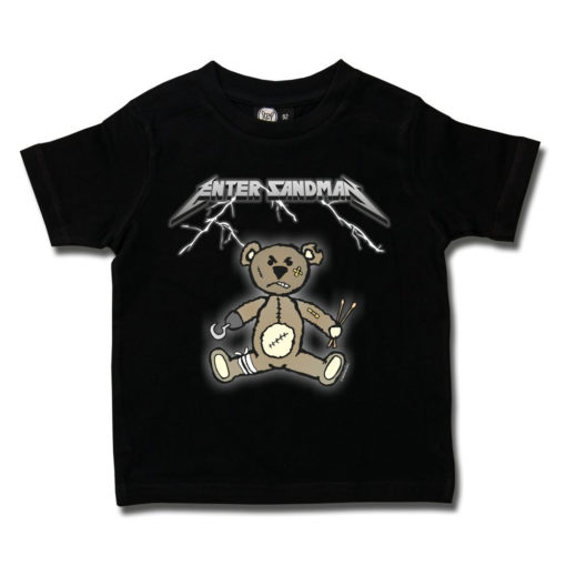 T-shirt rock enfant METALLICA Enter Sandman (noir)