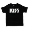 T-shirt KISS noir logo blanc pour enfant