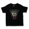 T-shirt POWERWOLF (tête de loup) pour enfant (noir)