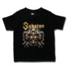 T-shirt rock Sabaton noir pour enfant