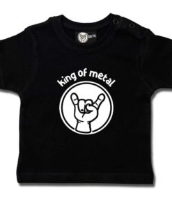 Tshirt bébé King of Metal noir