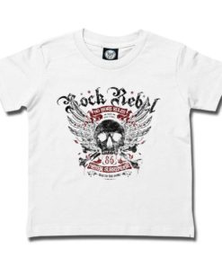 Tshirt pour enfant Rock Rebel blanc