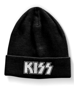 Bonnet du groupe de rock KISS (noir)