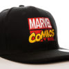 Casquette avec le logo Marvel Comics noir / blanc / jaune et rouge