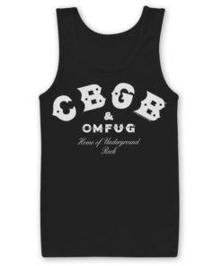 Débardeur CBGB & OMFUG Logo de couleur Noir