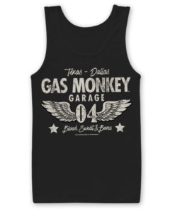 Débardeur Gas Monkey Garage 04-WINGS de couleur Noir