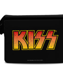 Sac Kiss de couleur noire avec le logo du groupe de rock
