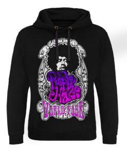 Sweat capuche Jimi Hendrix - Purple Haze World Tour de couleur Noir