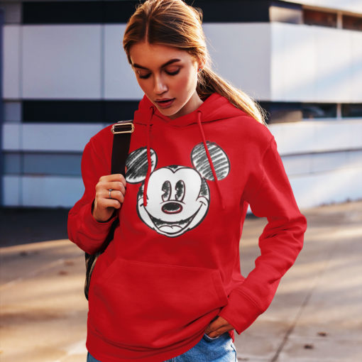 Sweat Mickey pour femme (rouge)