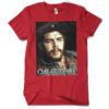 T-shirt Che Guevara Portrait grandes Tailles de couleur Rouge