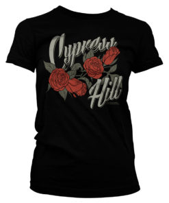 T-Shirt Cypress Hill pour femme (avec fleurs)