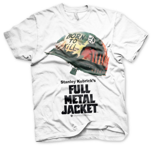 T Shirt Full Metal Jacket Poster de couleur Blanc