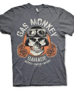 T-shirt Gas Monkey Garage gris