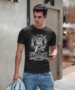 T-shirt Gast Monkey Garage noir pour homme