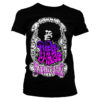 T-Shirt Jimi Hendrix - Purple Haze World Tour pour Femme de couleur Noir