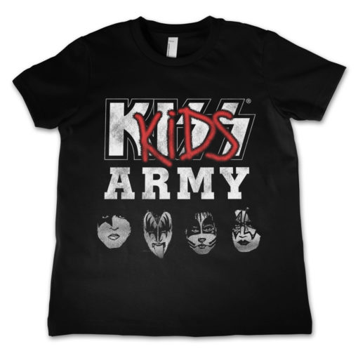 T-Shirt KISS Army pour enfant de couleur Noir