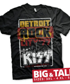 T-shirt KISS - Detroit Rock City Big & Tall  grandes Tailles de couleur Noir