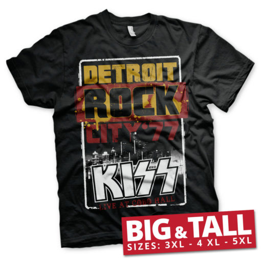 T-shirt KISS - Detroit Rock City Big & Tall  grandes Tailles de couleur Noir