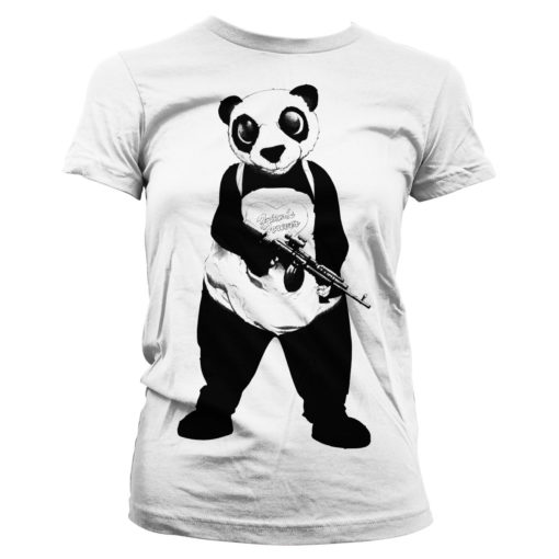 T-Shirt Suicide Squad Panda pour Femme de couleur Blanc