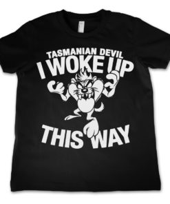T-Shirt Diable de Tasmanie pour enfant (t-shirt noir)