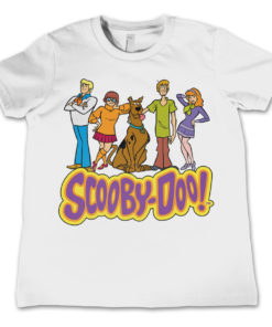 T-Shirt Team Scooby Doo   pour enfant de couleur Blanc