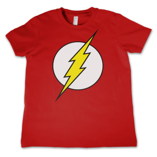 T-Shirt The Flash Emblem  pour enfant de couleur Rouge