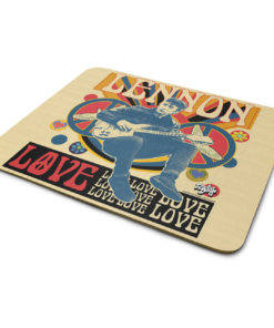 Tapis de souris John Lennon - Love de couleur