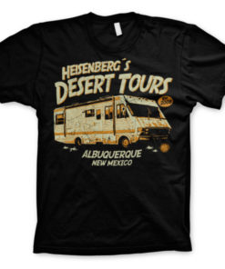 T-Shirt Breaking Bad Heisenberg's Desert Tours noir