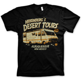 T-Shirt Breaking Bad Heisenberg's Desert Tours noir