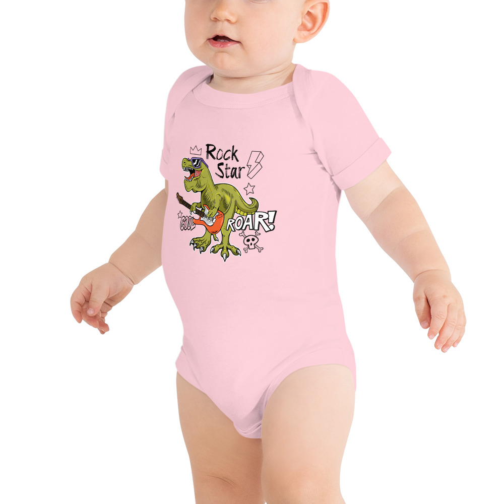 3×Body Bébé Fille Garçon 0 à 24 Mois Manche Courte Coton Impression de  Dinosaure de Dessin Animé Infantile vêtements Blanc - Cdiscount  Prêt-à-Porter
