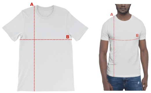 Dimensions du t-shirt