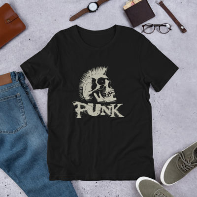 T-shirt punk noir