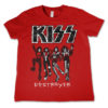 T-shirt Kiss Destroyer pour enfant (couleur rouge)