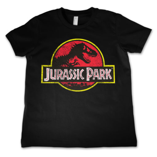 T-shirt Jurassic Park pour enfant de couleur noire