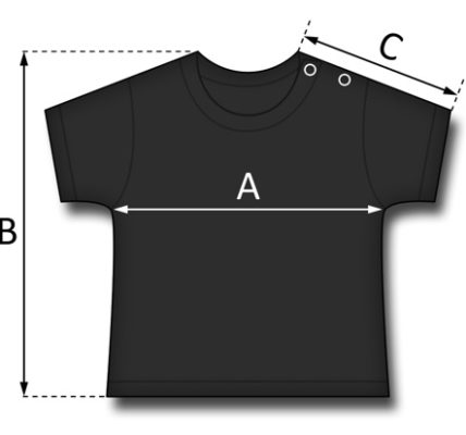 Guide pour choisir la taille du t-shirt bébé