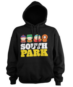 Sweat South Park à capuche de couleur noire