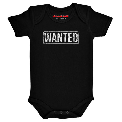 Body bébé WANTED noir