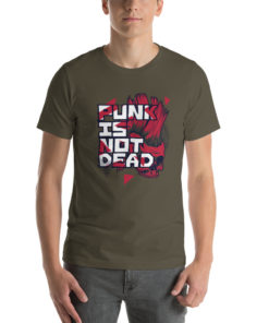 T-shirt Punk is not Dead kaki