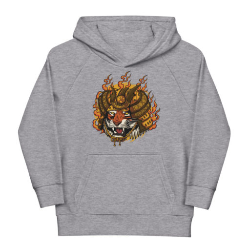 Sweat tigre samouraï enfant (gris)