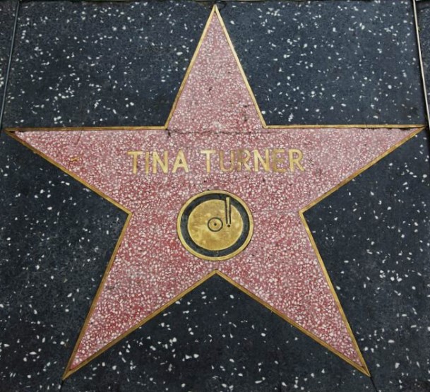 Etoile Tina Turner sur le Walk of Fame à Hollywood